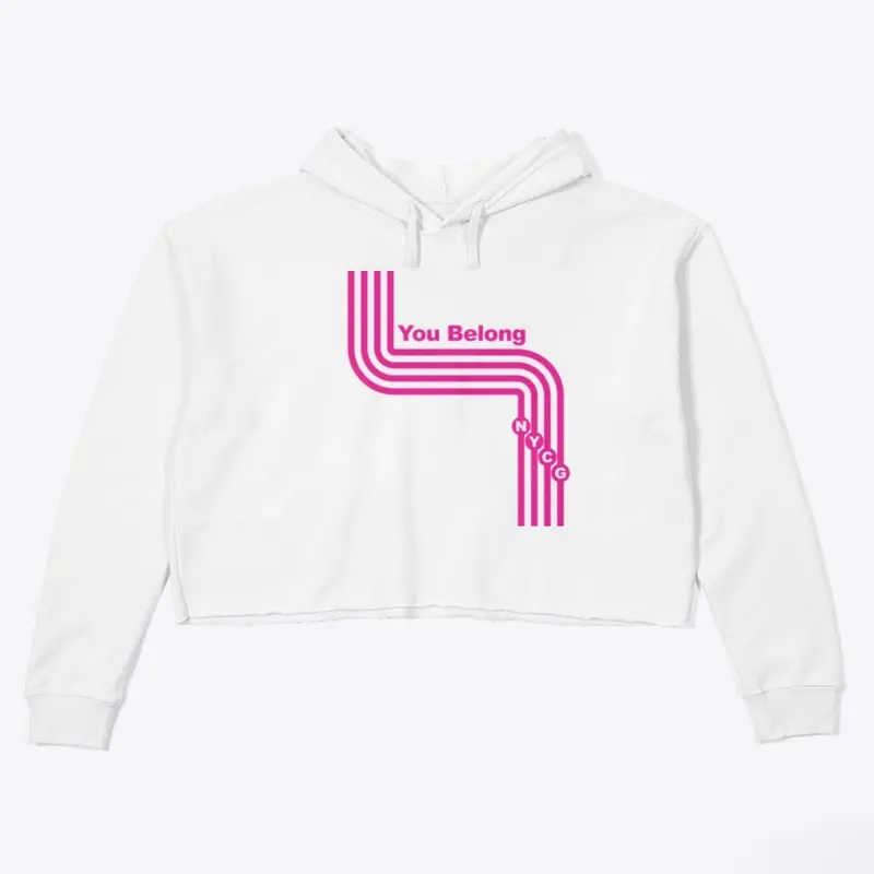 Metro Crop Hoodie - You Belong