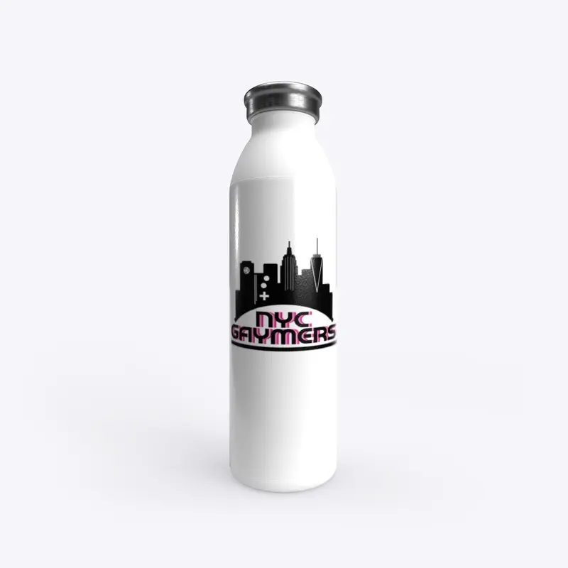 NYC Gaymers Logo Water Bottle